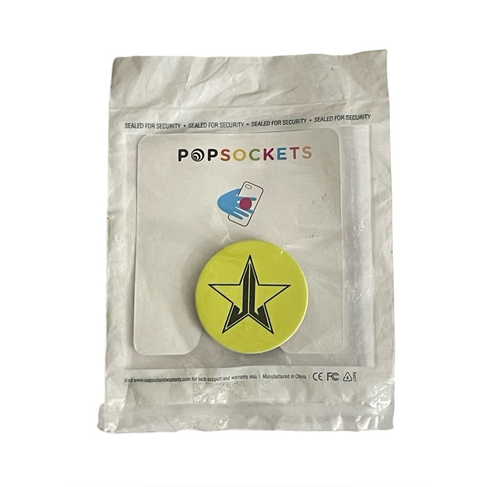 Jeffree Star Cosmetics Neon Green Logo PopSocket – New in Package